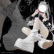 Bone Eating Demon Y2K Punk Style Boots by Gururu (GU54)